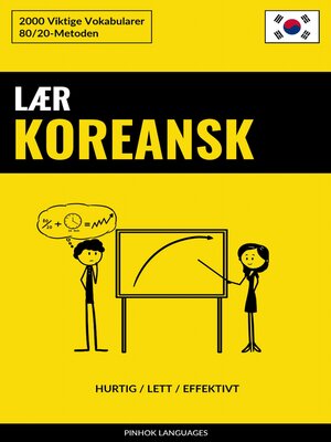 cover image of Lær Koreansk--Hurtig / Lett / Effektivt